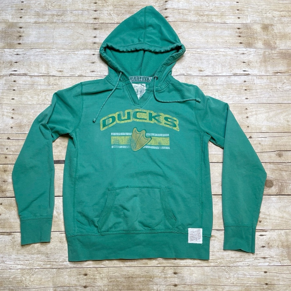 Original Retro Brand Women’s Oregon Ducks Football Hoodie